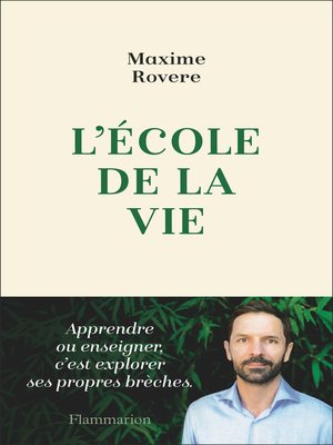 cover image of L'école de la vie